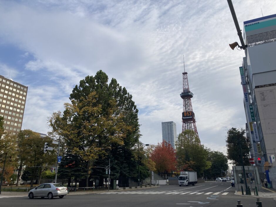 札幌市大通公園の紅葉