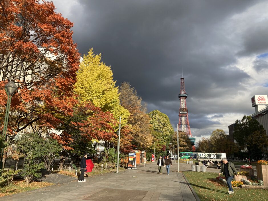 大通公園の紅葉