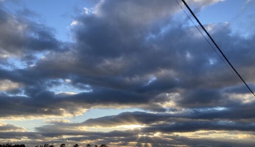 安平の夕日